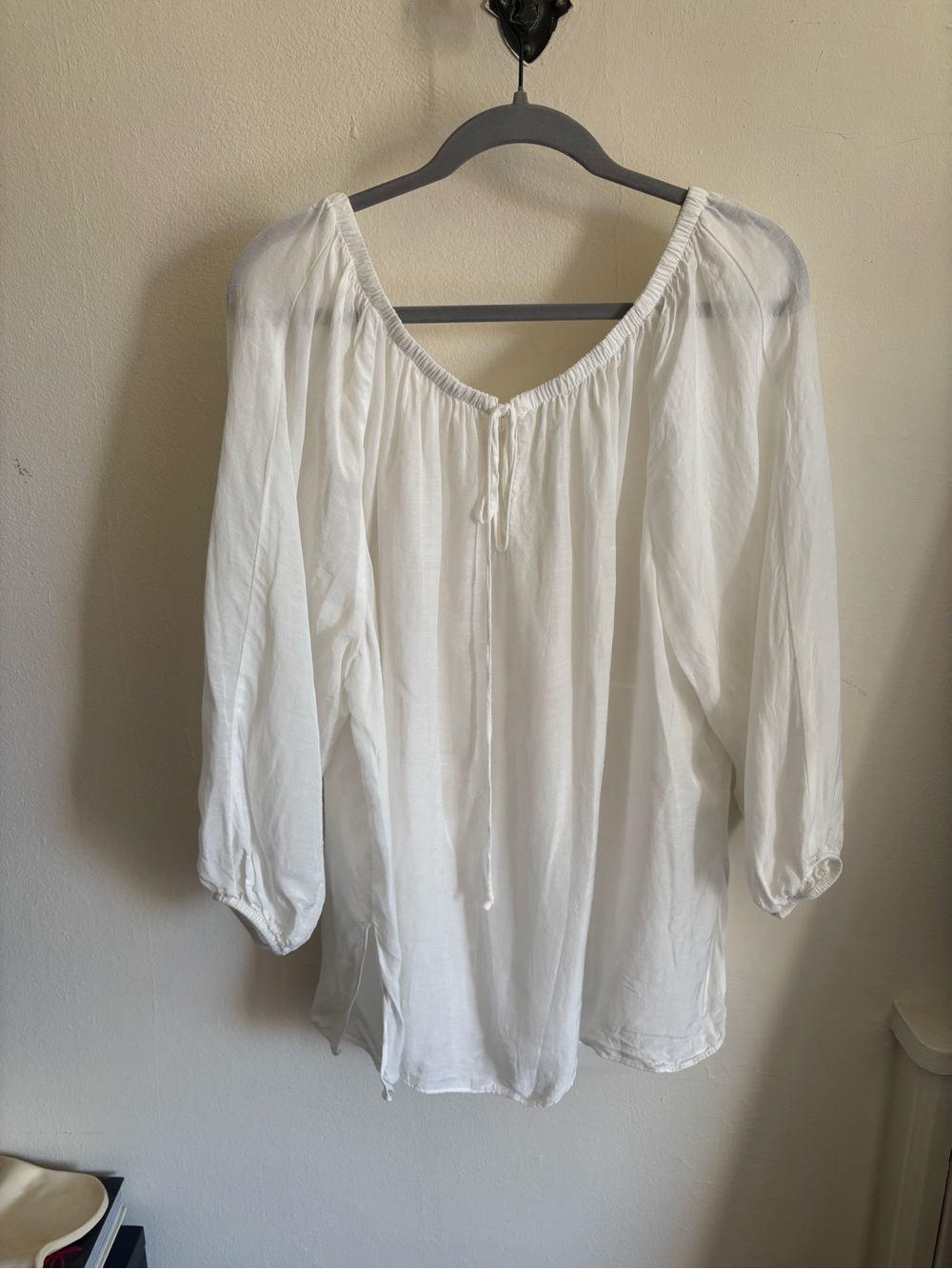 Zara linen blend blouse